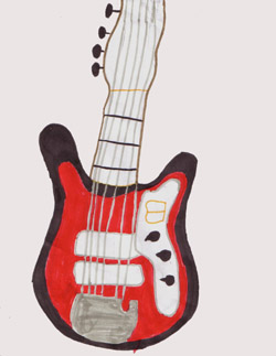 The $100 Guitar, art by Cecile